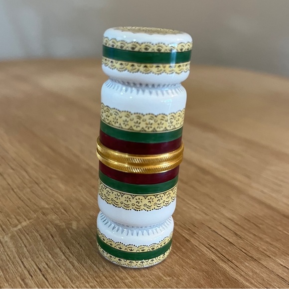 Aprey Enamel Christmas Cracker Vintage c.1992-Preowned - Picture 6 of 8